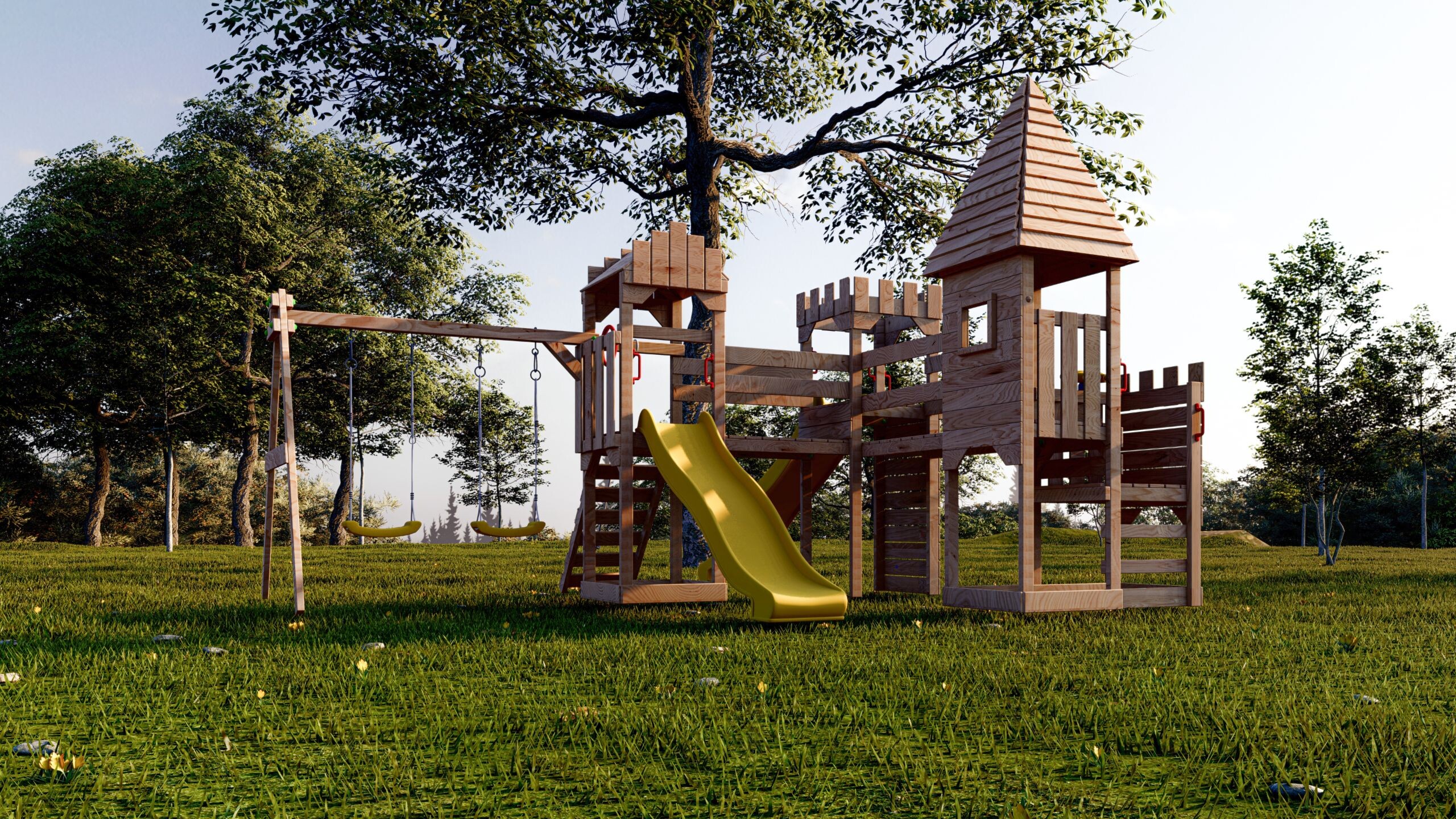 Spielturm - Ritterburg PALADIN II. Ein imposanter Spielturm für epische Abenteuer!