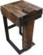 Esstisch Set DROHOBYCZ Handmade Holz Metall 180 x 60 cm Tisch und 6x Hocker