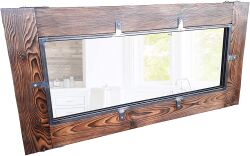 Spiegel Holzspiegel LEMBERG Handmade aus Holz Stahl 80 cm 180 cm