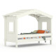 DOLCE NIDO childrens bed, play bed, youth bed, playhouse, solid pine, white, without accessories