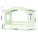 DOLCE NIDO childrens bed, play bed, youth bed, playhouse, solid pine, white, without accessories