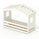 DOLCE NIDO childrens bed, play bed, youth bed, playhouse, solid pine, white, with pull-out bed