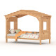 Hausbett DOLCE NIDO – Kinderbett und Jugendbett 100 % naturbelassen
