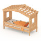 Hausbett DOLCE NIDO – Kinderbett und Jugendbett 100 % naturbelassen