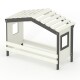 Hausbett DOLCE NIDO in Weiß/Anthrazit – Kinderbett und Jugendbett ohne Zubehör