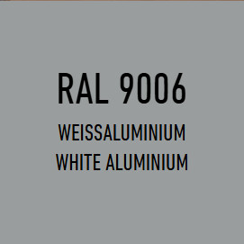 Wetterschutz Farbe 3l Weißaluminium