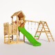 Torre da gioco - Castello dei cavalieri "OAKFORT MAX III" Scivolo verde e altalene