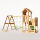 Torre da gioco - Castello dei cavalieri "OAKFORT MAX III" Scivolo verde e altalene