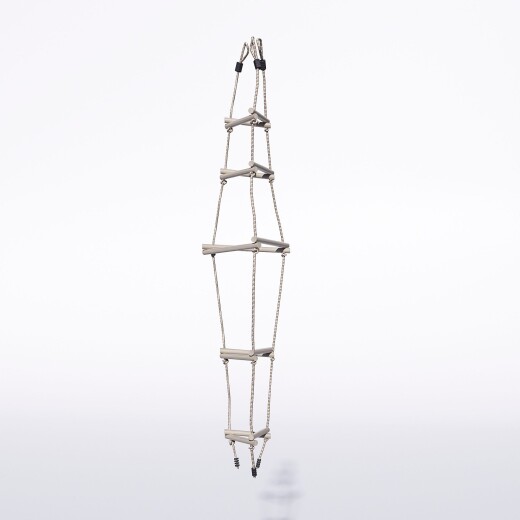 Dreieckige Strickleiter mit 5 Sprossen