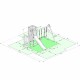 Spielturm - Ritterburg "OAKFORT CORE II" Gelbe Rutsche und Schaukeln