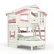 "ALPIN CHALET" Hochbett, Kinderbett, Doppelbett - Rosa