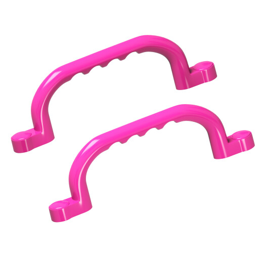 Haltegriffe, Klettergriffe, Handgriffe in Pink (24cm lang)